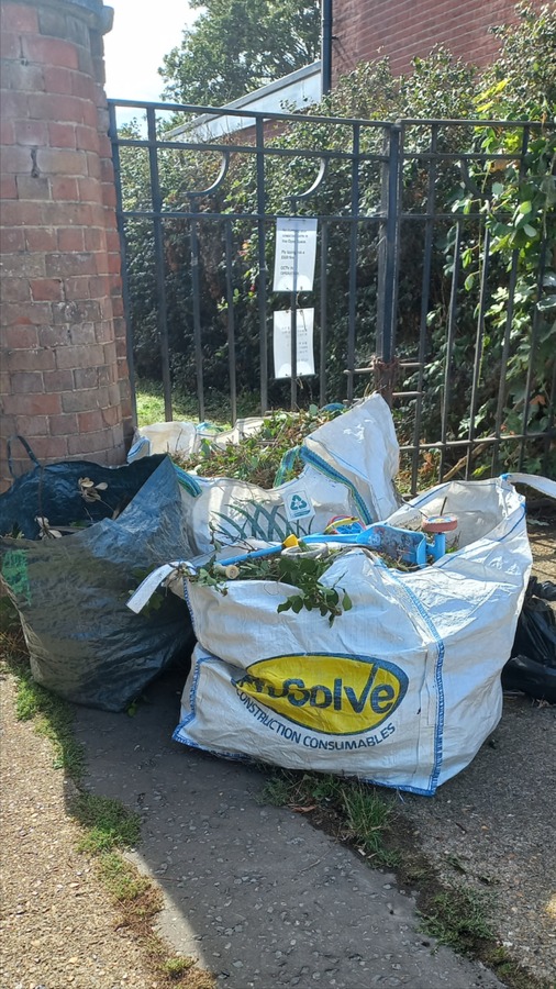 Another haul of gardening bags ready for collection